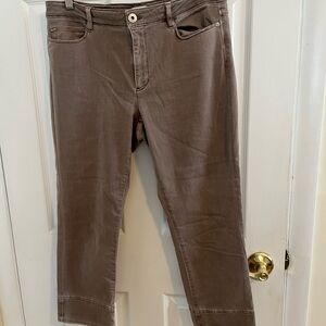 JJill Authentic Fit cropped Jeans with frayed hem